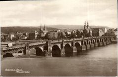 CPA Coblenz a Rhein Moselbrucke