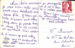 VINTAGE POSTCARD Good Fantaisie Celebrates Butterfly