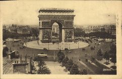 CPA Paris Arc de Triomphe 