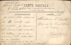 VINTAGE POSTCARD Bordeaux Saint Paul Church