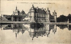 CPA Chantilly Le Chateau La Facade Nord Est