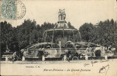 CPA Aix En Provence La Grande Fontaine