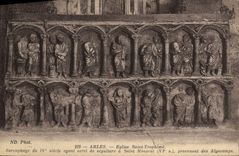CPA Arles Eglise Saint Trophime Sarcophage 