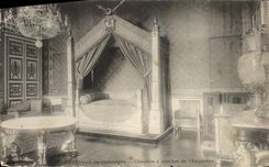 CPA Chateau De Compiegne Chambre A Coucher De l'empereur 