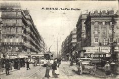 CPA Marseille Le Rue Noailles Tramway
