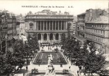 CPA Marseille Place De La Bourse