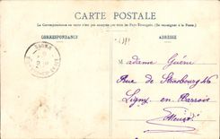 VINTAGE POSTCARD the Bath De Fanchon Woman