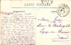 VINTAGE POSTCARD the Bath De Fanchon