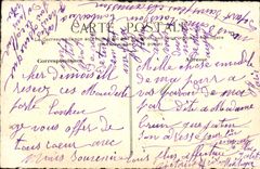 VINTAGE POSTCARD To remember Of May Flowers (drawing with the hand)