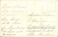 CPA Fantaisie Fleurs