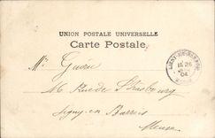 VINTAGE POSTCARD Fantasy Woman stopped Remarks