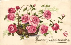 CPA Fantaisie Fleurs