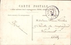 VINTAGE POSTCARD Fantaisie Woman the first smile Windmill Fishes Sinning