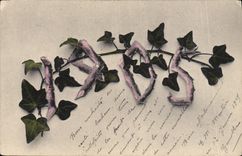 CPA Fantaisie Annee 1905 Fleurs