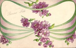 CPA Fantaisie Fleurs