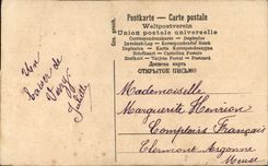 CPA Fantaisie Fleurs Automobile