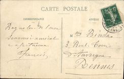 VINTAGE POSTCARD Fantasy Town of Domfront