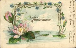 CPA Fantaisie Fleurs 