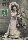 VINTAGE POSTCARD Fantasy Woman