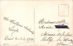 VINTAGE POSTCARD Fantasy Woman