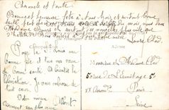 VINTAGE POSTCARD Fantasy Woman St louis