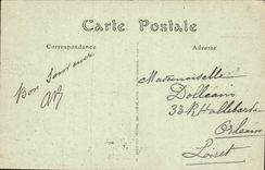 Catedral de la POSTAL de la VENDIMIA de la pieza meridional baja de Laon