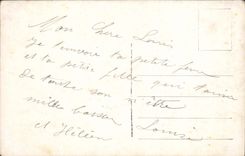 VINTAGE POSTCARD Fantasy Child wife