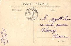 Flores de la fantasía de la POSTAL de la VENDIMIA