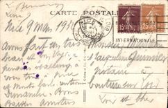 VINTAGE POSTCARD Nice Cascades of the castle