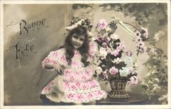 VINTAGE POSTCARD Fantasy Child