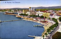 VINTAGE POSTCARD St Raphael View