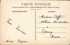 Flores de la fantasía de la POSTAL de la VENDIMIA