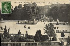 CPA Saint Cloud Emplacement du chateau Allee du Fer a cheval