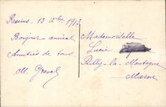 VINTAGE POSTCARD Fantasy Woman