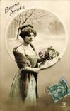 VINTAGE POSTCARD Fantasy Woman