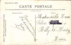 VINTAGE POSTCARD Fantasy Woman