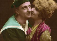 VINTAGE POSTCARD Fantasy Woman Sailor