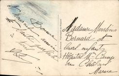 VINTAGE POSTCARD Fantasy Bonen year