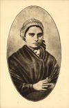 VINTAGE POSTCARD Lourdes Bernadette in 1858 Photographs of the Bernadou abbot
