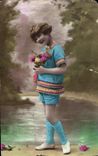 VINTAGE POSTCARD Fantasy Child