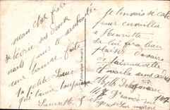 Flores de la fantasía de la POSTAL de la VENDIMIA