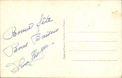 Flores de la fantasía de la POSTAL de la VENDIMIA