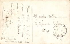 Flores de la fantasía de la POSTAL de la VENDIMIA