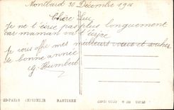 Flores de la fantasía de la POSTAL de la VENDIMIA