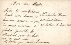 VINTAGE POSTCARD Fantaisie Child Horseshoe