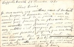 Flores de la fantasía de la POSTAL de la VENDIMIA