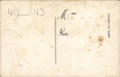 Flores de la fantasía de la POSTAL de la VENDIMIA