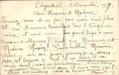 VINTAGE POSTCARD Fantaisie Flowers Horseshoe