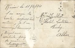 VINTAGE POSTCARD Fantasy Woman