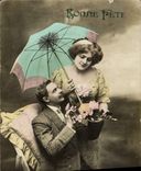 VINTAGE POSTCARD Fantasy Woman